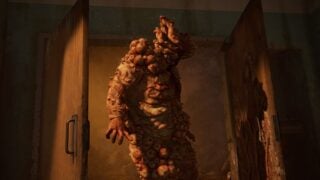 The first Bloater boss battle in The Last of Us Part 1